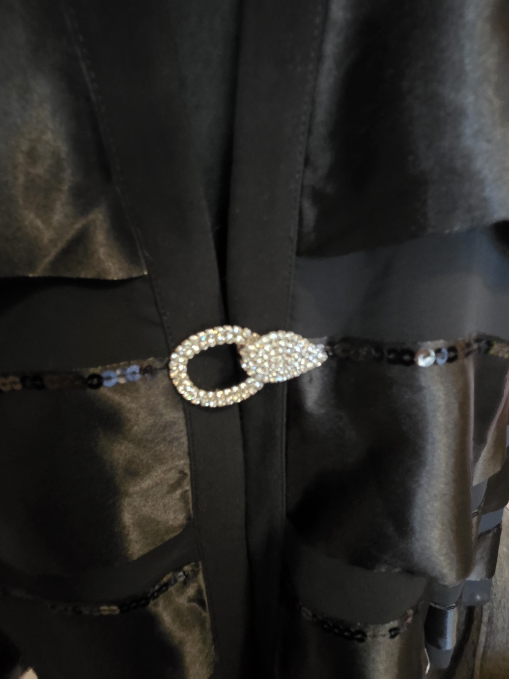 Joseph Ribkoff Sequin Trim Color Block Jacket XL - Picture 4 of 14